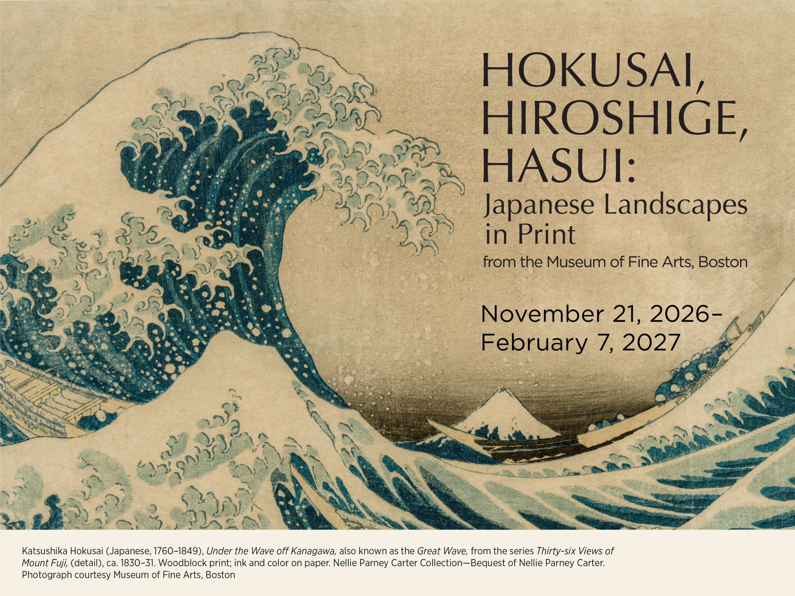 Hokusai, Hiroshige, Hasui: Japanese Landscapes in Print