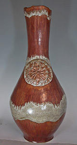 Walford Campbell - Ash Glaze altered form<br />
