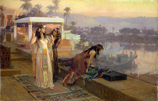 Frederick Arthur Bridgman_Cleopatra on the Terraces at Philae_Web