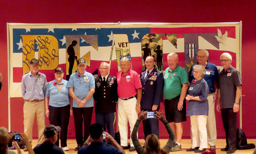 Veterans mural unveiling, 2019