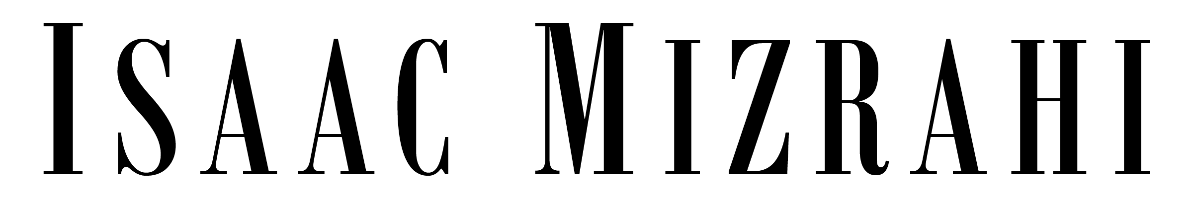 Isaac Mizrahi logo-black
