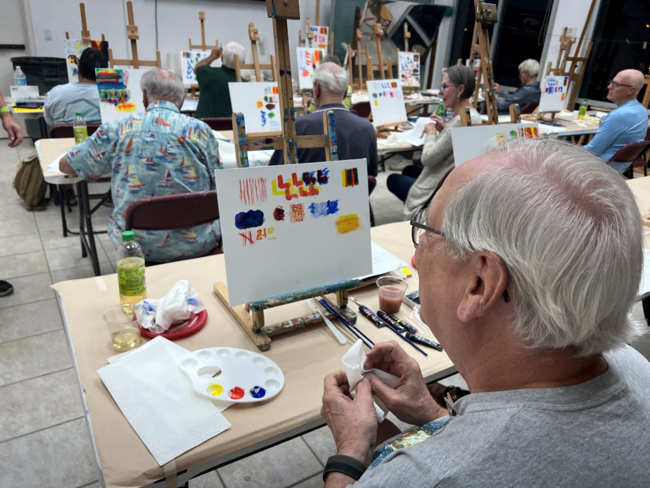 Veteran's Introductory Acrylic Painting Vero Beach Museum of Art