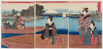 View of the Ferry at Rokugō 