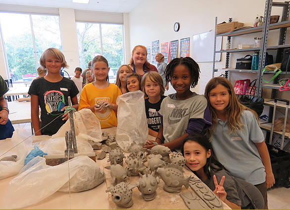 Kids at Summer Art Camp Kids at Summer Art Camp
